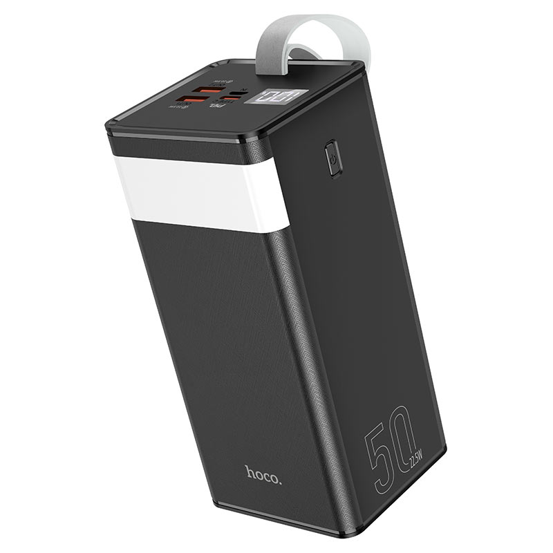 

Аккумулятор внешний Hoco J86A 6931474759238 50000mAh, 3A, черный, J86A