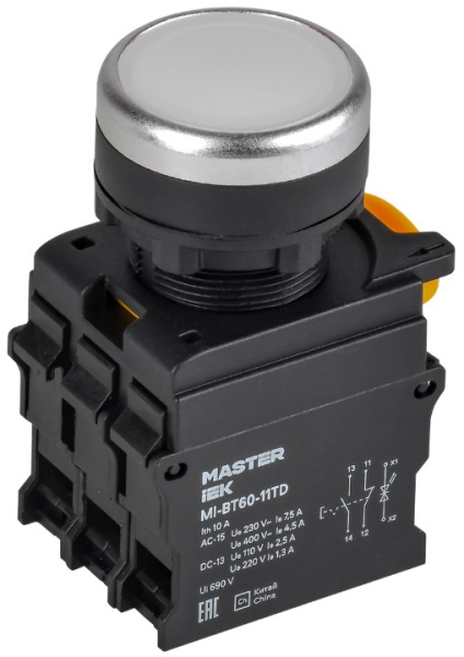 Кнопка IEK MI-BT60-11TD-3-11-K01