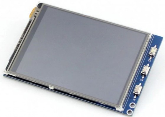 

Дисплей ACD RA104 3.2 резистивный сенсорный без корпуса, 320*240 IPS матрица, вход SPI, питание по USB, для Raspberry Pi 3 (WS9201), RA104