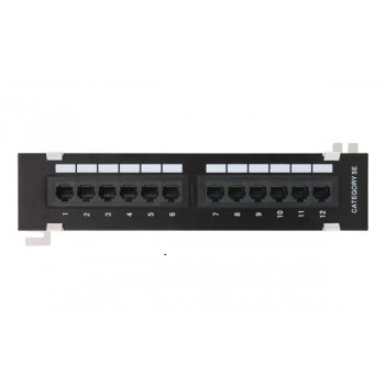 

Коммутационная панель Netlan EC-UWP-12-UD2 настенная, 12 портов, Кат.5e (Класс D), 100МГц, RJ45/8P8C, 110, T568A/B, неэкранированная, черная, EC-UWP-12-UD2