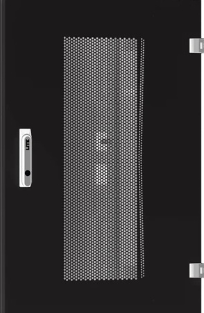 Изображение товара Дверь телекоммуникационная TLK TFI-1860-P-R-BK перфорированная 18U