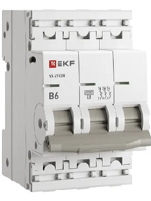 Изображение товара Автоматический выключатель EKF M636306B для защиты электрических сетей