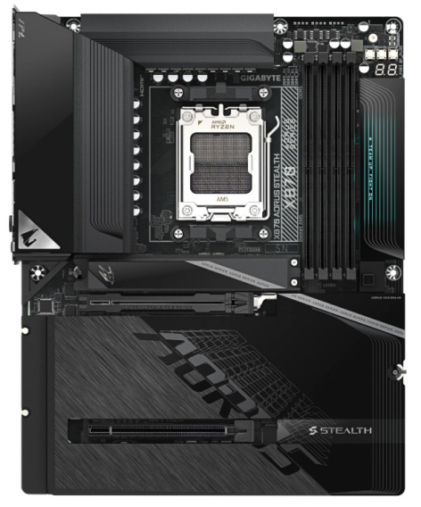 Изображение товара Материнская плата GIGABYTE X870 AORUS STEALTH для AMD AM5 ATX