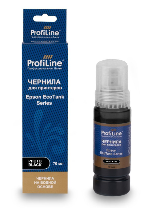 

Чернила ProfiLine PL_INK_E_type-2_BK_70ml для принтеров Epson EcoTank 1100/1120/1140/1180/1810/2120/2140/M2170/2700/2710/2720/2750/2810/2820/L3110/315, PL_INK_E_type-2_BK_70ml