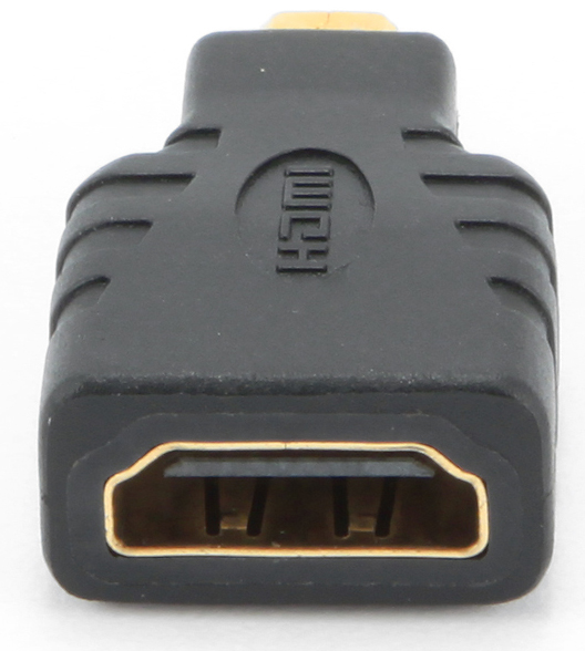 

Переходник Gembird HDMI-microHDMI A-HDMI-FD 19F/19M, золотые разъемы, пакет, HDMI-microHDMI