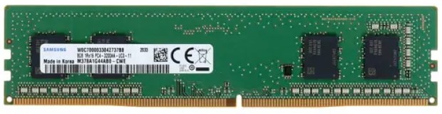 

Модуль памяти DDR4 8GB Samsung M378A1G44CB0-CWE PC4-25600 3200MHz 1.2V, M378A1G44CB0-CWE