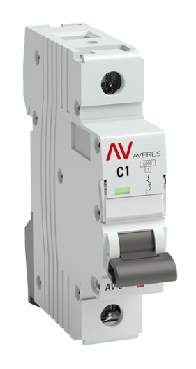 

Автоматический выключатель EKF mcb6-DC-1-01C-av AV-6 DC 1P 1A (C) 6kA AVERES, mcb6-DC-1-01C-av