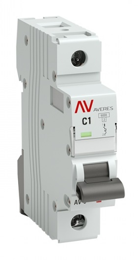 Изображение товара Автоматический выключатель EKF mcb6-DC-1-01C-av для защиты постоянного тока 1А