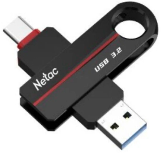 

Накопитель USB 3.2 128GB Netac US18 Type-C, US18