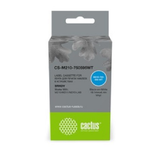 

Картридж ленточный Cactus M210-750-595-WT для Brady M210/M211/M210-LAB, M210-750-595-WT
