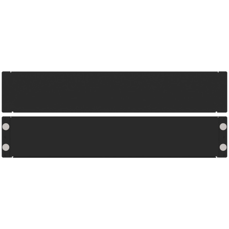 Изображение товара Панель-заглушка Filum FL-FP-19.2.M-BK 19 дюймов 2U быстросъемная магнитная черная