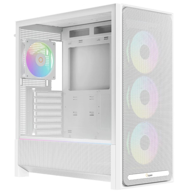 

Корпус eATX Ocypus Delta C70 WH без БП, боковая панель из закалённого стекла, 2*USB 3.0, USB Type-C, Delta C70 WH