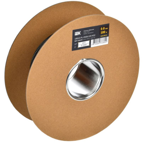 Изображение товара Кабельная оплетка IEK UBS10-PL-0508-100-K02 100 м для защиты кабелей