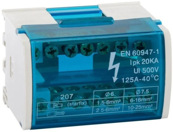 Изображение товара Шина КЭАЗ 143228 для нулевых соединений до 400 В