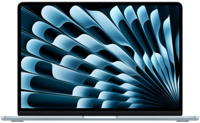 

Ноутбук Apple Macbook Air 13 (2025) MC6V4 13-inch MacBook Air: Apple M4 chip with 10-core CPU and 10-core GPU, 24GB, 512GB SSD - Sky Blue, Macbook Air 13 (2025)