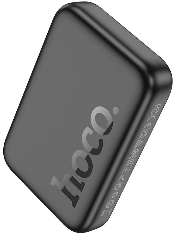 

Аккумулятор внешний портативный Hoco J117A ESTEEM 10000mAh QC/PD 20W 2A USB-C беспров.зар. черный, J117A ESTEEM