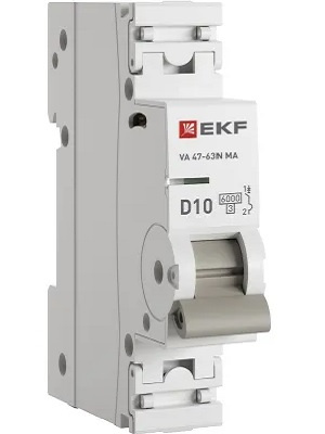 Изображение товара Автоматический выключатель EKF M63MA6110D