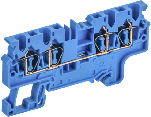 

Клемма пружинная IEK AF-CT40-00-4-K07-002 CX2.5-4 BU 2,5мм2 четырехконтактная синяя ARMAFIX, AF-CT40-00-4-K07-002