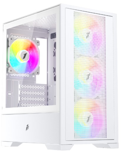 

Корпус mATX 1STPLAYER Go2 ARGB White Go2-WH-4F7-W без БП, USB 3.0, USB 2.0, Go2 ARGB White