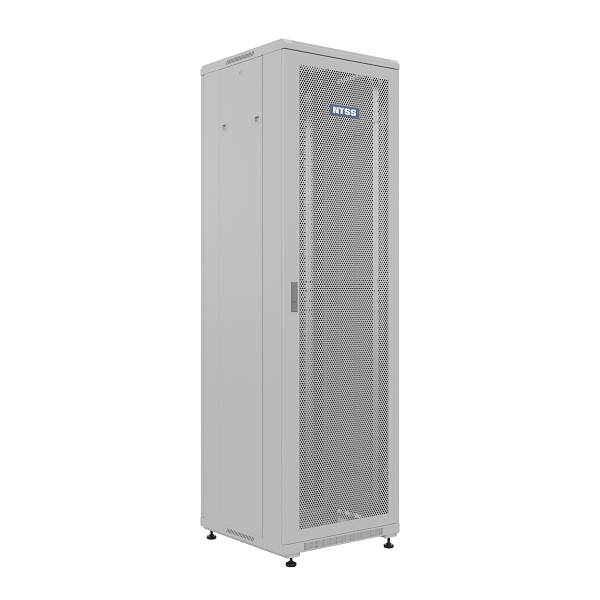 

Шкаф напольный NTSS R 42U 600х600мм, 4 профиля 19", двери перфорированная и сплошная металл, серый RAL 7035 (NTSS-R42U6060PD), R