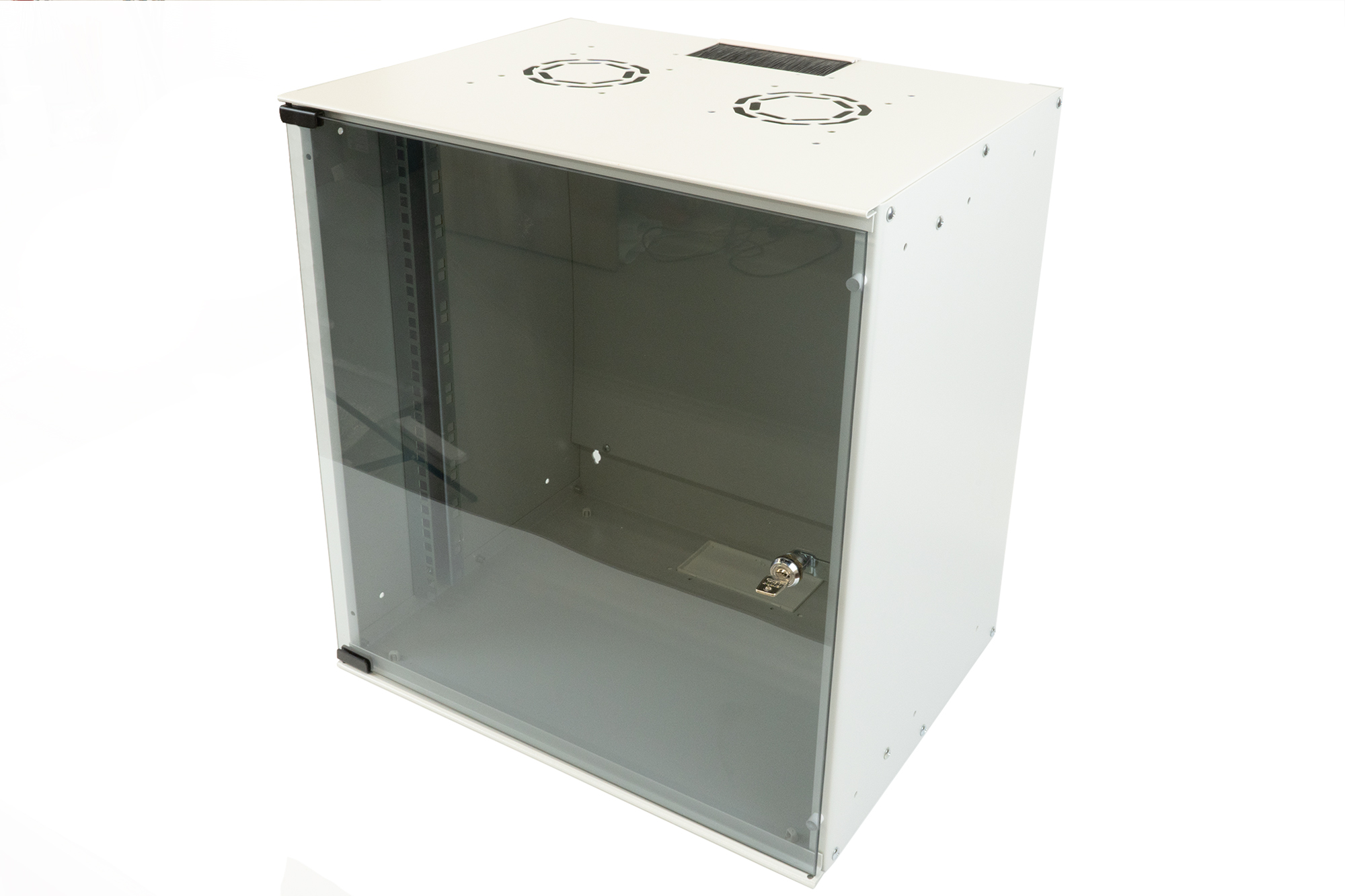 

Шкаф настенный 19", 12U Estap SOHO12U40G SOHOline, 520x400, стеклянная дверь, серый, SOHO12U40G