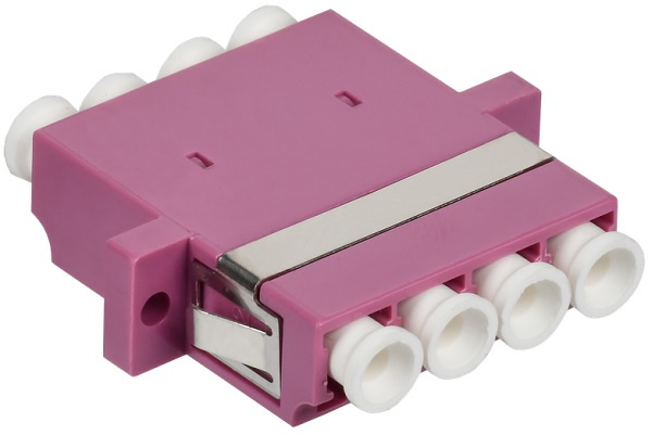 Изображение товара Адаптер проходной ITK FC-LCQ-UPC-04 для оптоволоконных кабелей