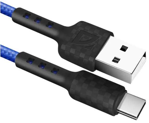 Изображение товара Кабель Defender F181 USB Type-C для зарядных устройств и передачи данных