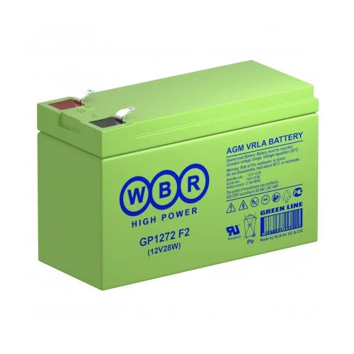 

Аккумулятор WBR GPL1272 12В, 7,2Ач, GPL1272