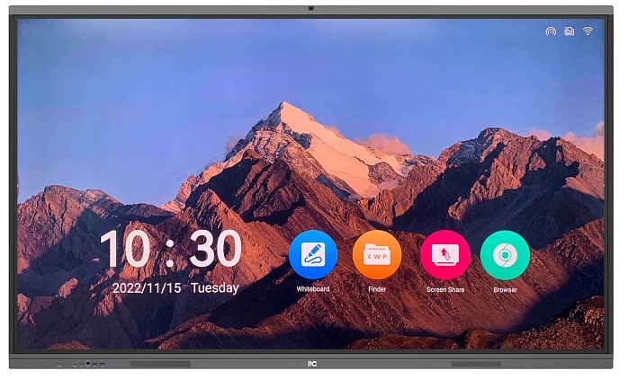 

Интерактивная панель ITC TV-86820 86'' 4K 4core A55 2core Mali-G52MP2, 4GB, 32GB, Android 11, TV-86820