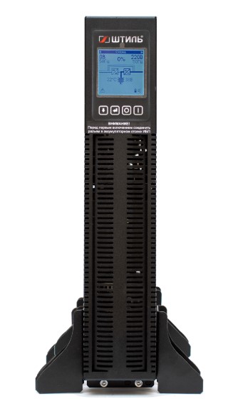 

Источник бесперебойного питания STR1101L ШТИЛЬ ИБП 1000 ВА; on-line; батарея: 36В, ext (no incl), ЗУ 5А; 2U; rack / tower, STR1101L