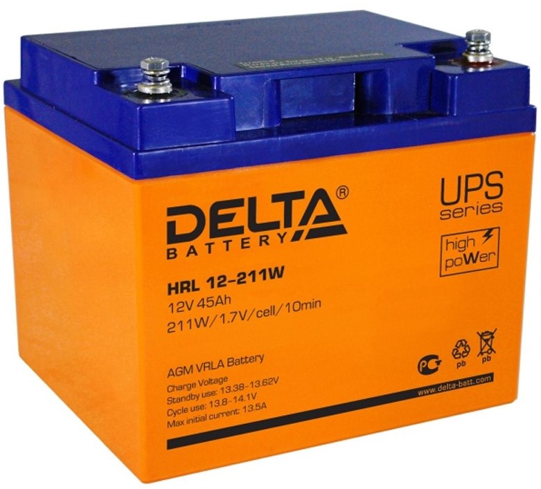 Батарея Delta HRL 12-211 W 12 В, 45Ач