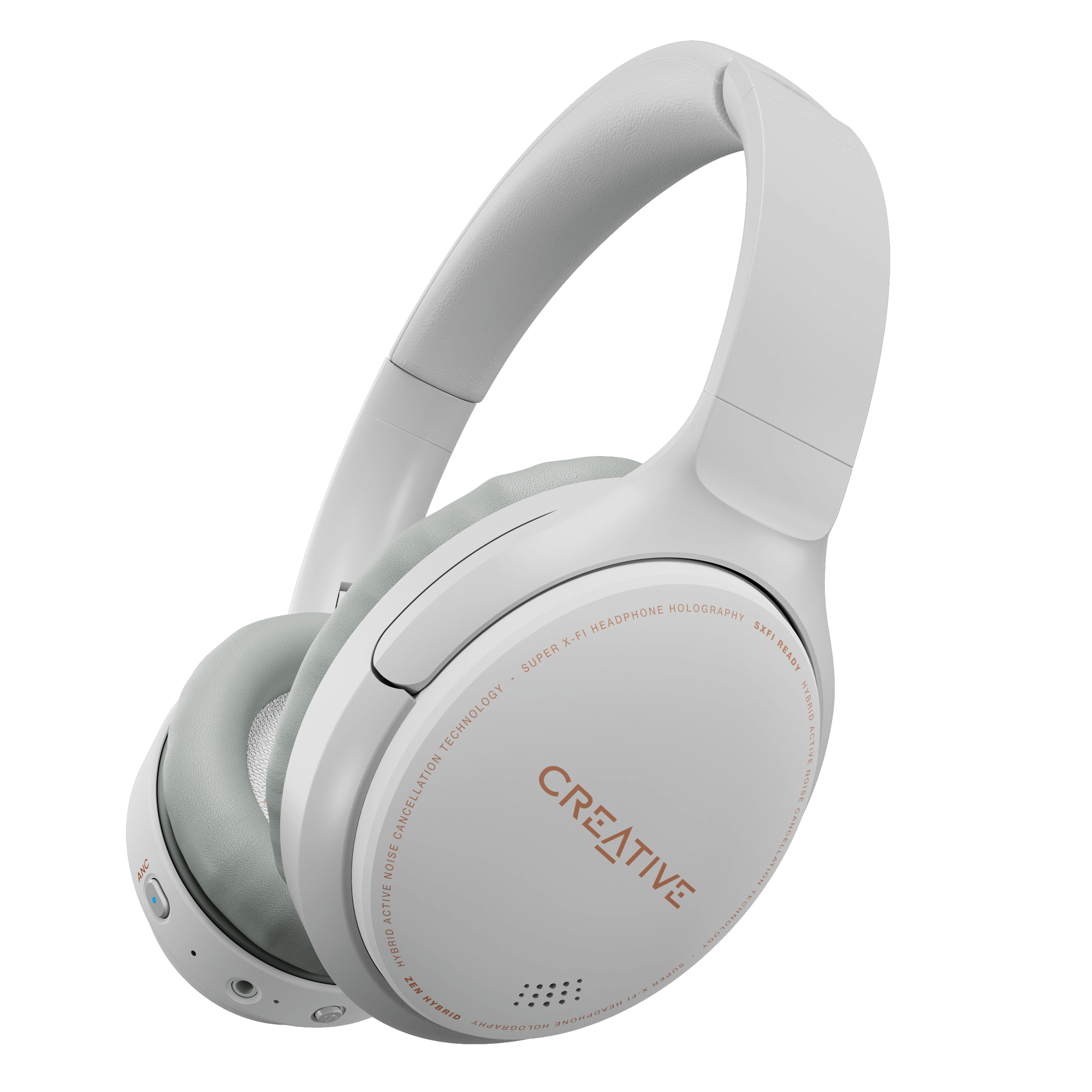 

Наушники беспроводные Creative Zen Hybrid 51EF1010AA000 белые, до 27 часов, BT, 20-20000Hz, 40mm, AUX, USB-C, Zen Hybrid