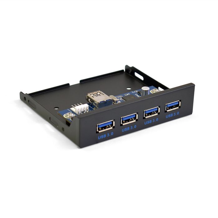 

Планка Exegate U3H-625 EX283580RUS USB на переднюю панель, 3,5", 4*USB3.0, черная, металл, подсоединение к мат. Плате, U3H-625