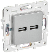 фото Розетка USB IEK SK-U21-D31-K23
