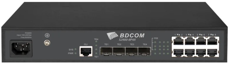 Коммутатор BDCom S2900-8P4X