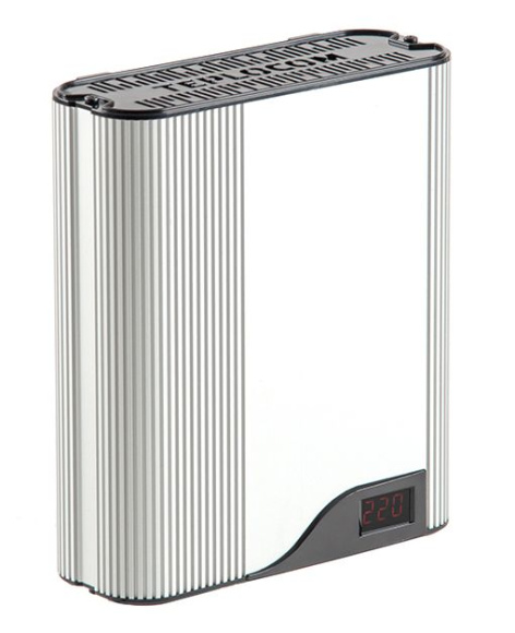 Изображение товара Стабилизатор напряжения TEPLOCOM ST-888-И 600 ВА с ЖК дисплеем для дома и офиса