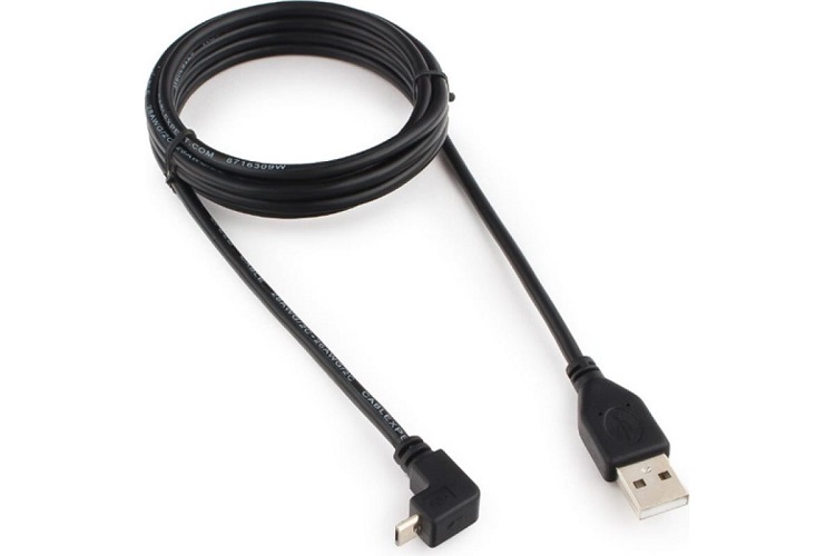 

Кабель интерфейсный USB 2.0 Cablexpert AM/microBM 5P CCP-mUSB2-AMBM90-6 1,8 м, Pro, угловой, экран, черный, пакет, AM/microBM 5P