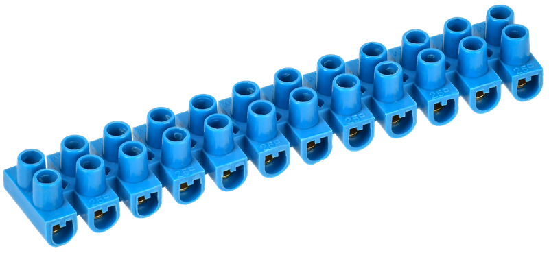 

Клеммная колодка IEK UZV6-003-04-2 ЗВИ-3 н/г 1,0-2,5мм2 (2шт/блистер) синие, UZV6-003-04-2