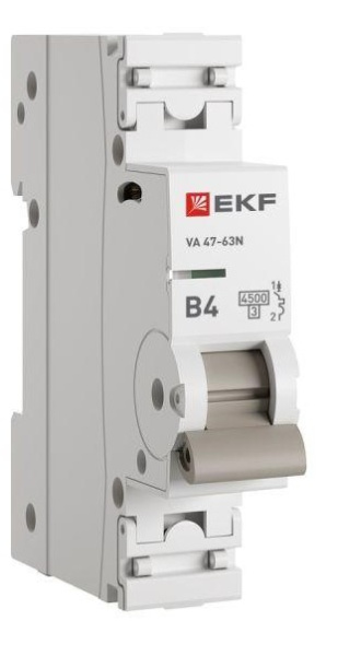 Изображение товара Автоматический выключатель EKF M634104B с характеристиками 4 А и IP20