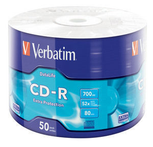 

Диск CD-R Verbatim 43787 700МБ, 80 мин., 52x, 50 шт., 43787