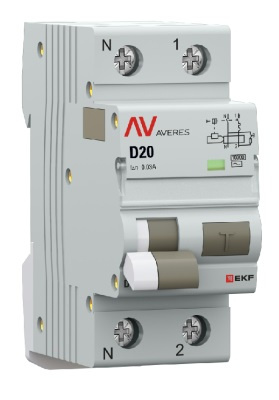 фото Автомат дифференциальный EKF rcbo10-1pn-20D-30-ac-av в Красноярске