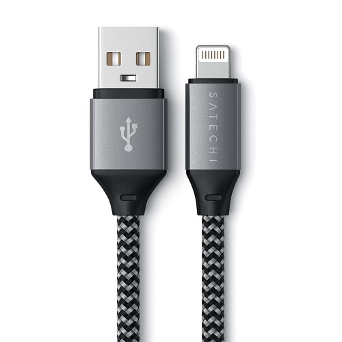 

Кабель интерфейсный Satechi ST-TAL10M USB Type-A на Lightning. Длина 25 см. Цвет: серый космос., ST-TAL10M