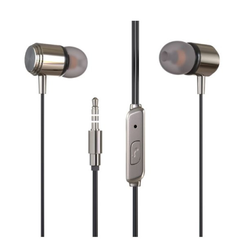 Изображение товара Проводные внутриканальные наушники More Choice G51 с микрофоном черные