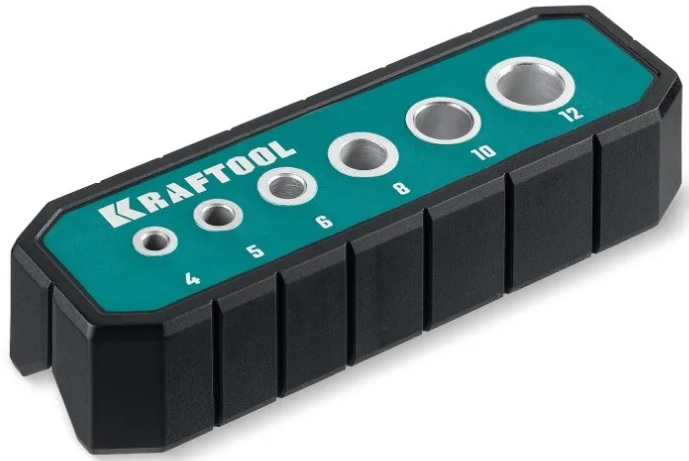 

Аксессуар Kraftool Woodsniper 121 30073 Kraftool Кондуктор для сверления под углом 45 и 90, 6 отверстий 4-12мм., Woodsniper 121