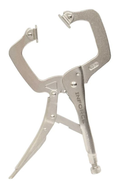 Изображение товара Ручные тиски Inforce 06-03-49 С-образные, 280 мм для сварочных и монтажных работ