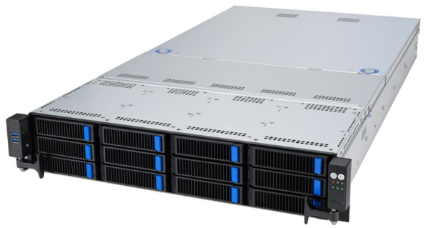 Изображение товара Серверная платформа ASUS RS520A-E12-RS12U с поддержкой NVMe и горячей заменой