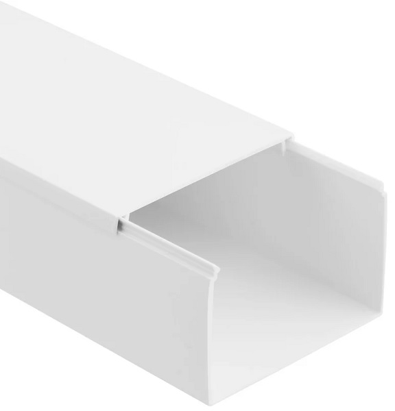 

Кабель-канал Rexant 28-6040-2 60х40мм, белый (18 м/уп), 28-6040-2