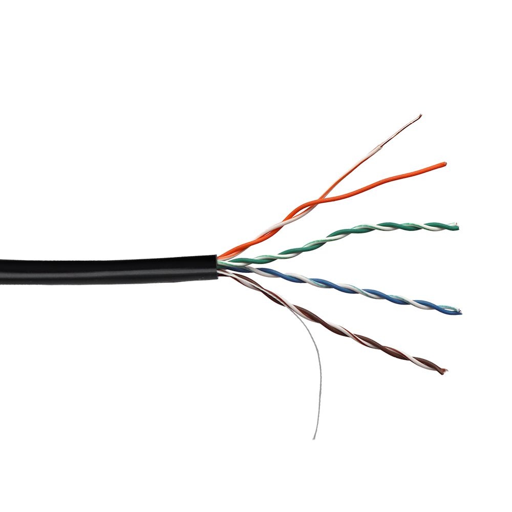 

Кабель витая пара U/UTP 5e кат. 4 пары TWT TWT-5EUTP-UNV 24AWG(0.51 мм), медь, одножильный (solid), универсальный, LSZH/HDPE, Черный, уп/305м, TWT-5EUTP-UNV