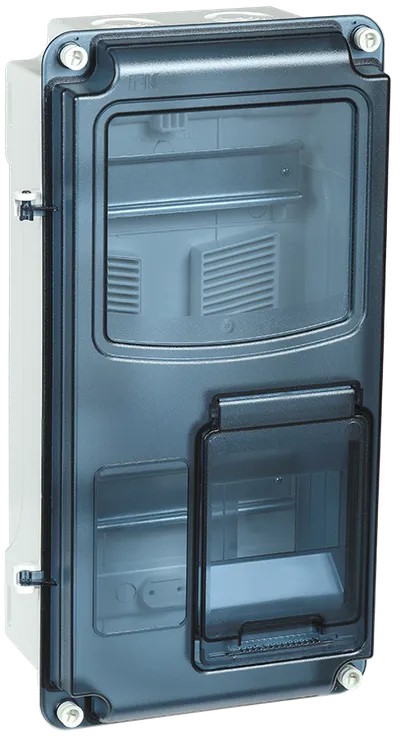 

Корпус IEK MSP1-N-08-55 ЩУРн-П 1/8 Krepta 5 IP66 PC пластик., MSP1-N-08-55