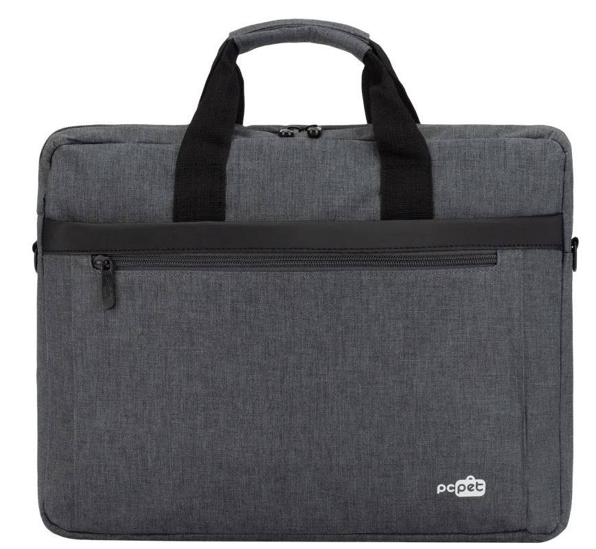 

Сумка для ноутбука PC PET PCP15B4GY 15.6" темно-серый полиэстер (2001014), PCP15B4GY